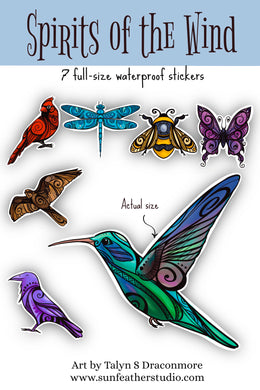 Spirits of The Wind - Sticker Set