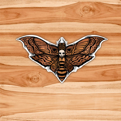 Death's Head Moth Sticker