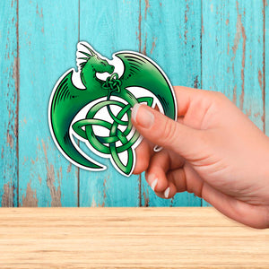 Celtic Knot Dragon Sticker