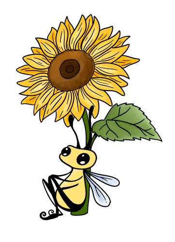 Doodlebug Sunflower Sticker