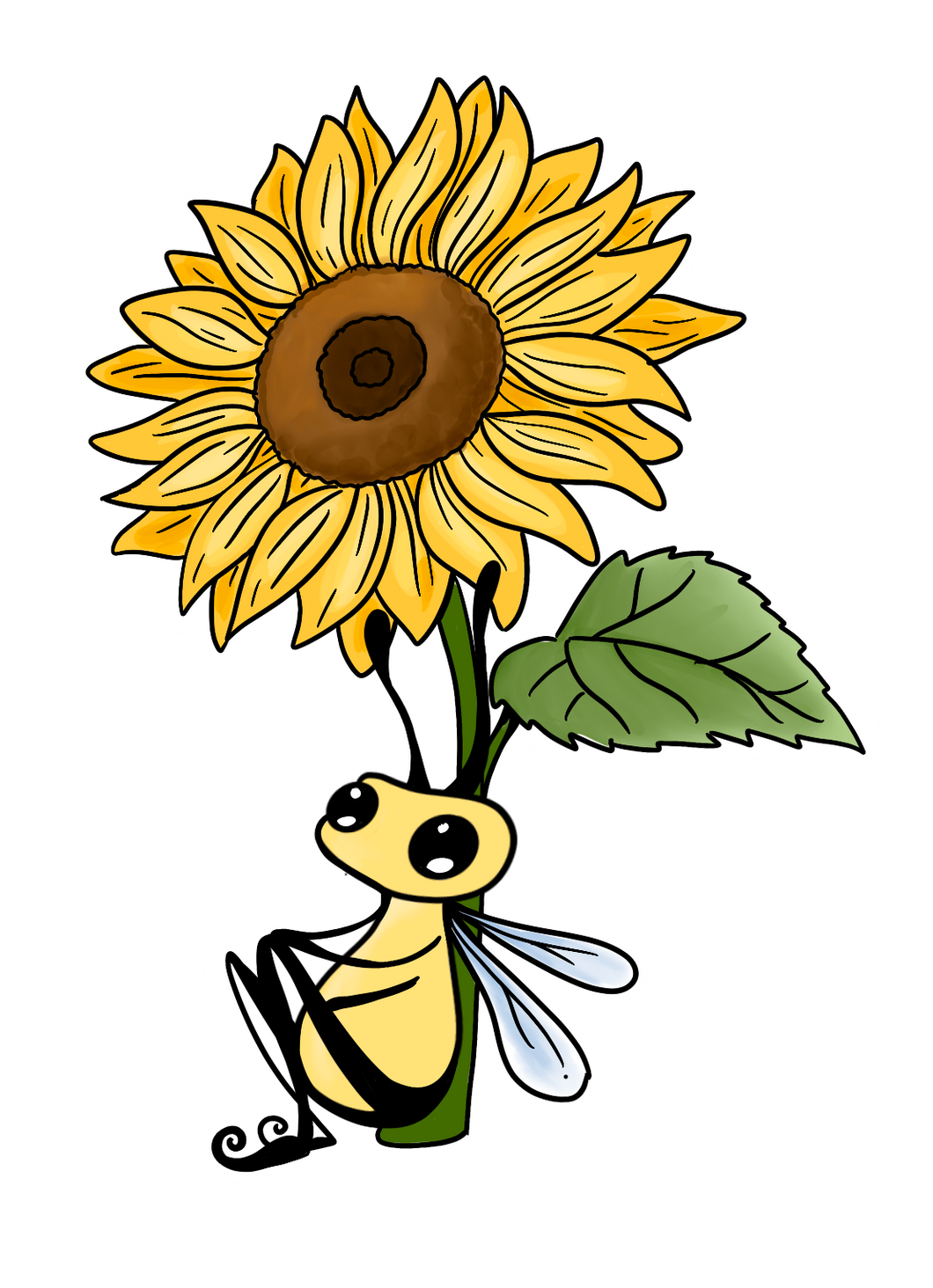 Doodlebug Sunflower Sticker