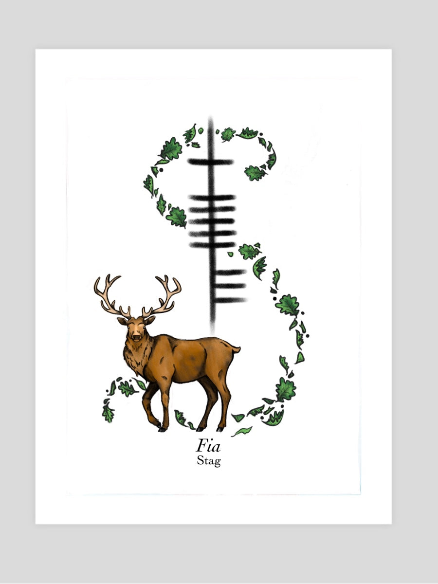 Ogham Stag