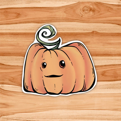 Smiling Pumpkin Sticker