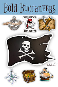 Bold Buccaneers - Sticker Set