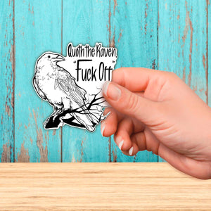 Quoth the Raven Sticker