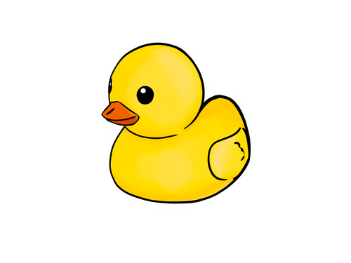 Rubber Duckie Sticker