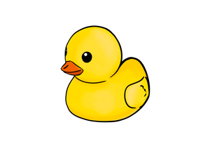 Rubber Duckie Sticker