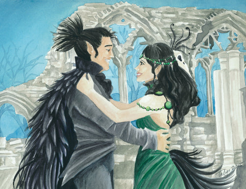 Waltz of the Magpies - Original Painting