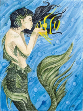 Fishy Kisses - Original Painting