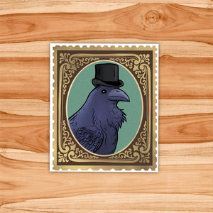 Gentleman Crow Sticker