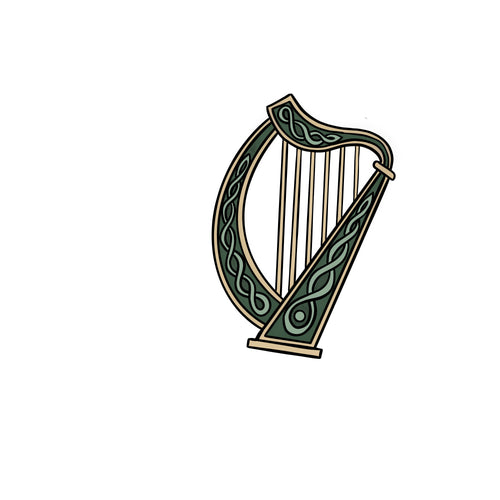 Harp Sticker