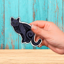 Spirit of the Cat (black) Sticker