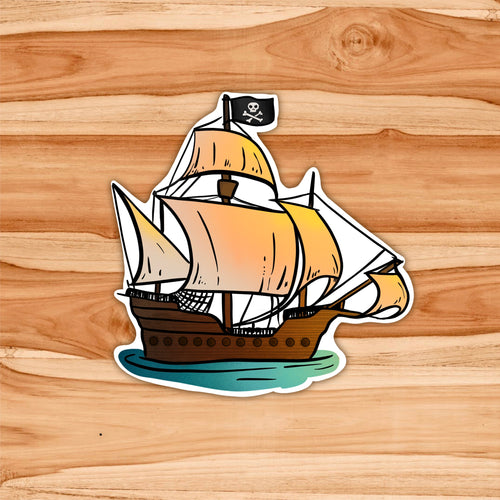Bold Galleon Sticker