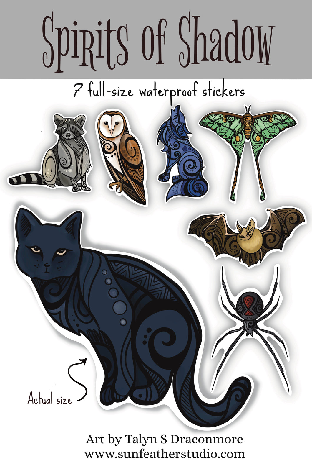 Spirits of Shadow - Sticker Set